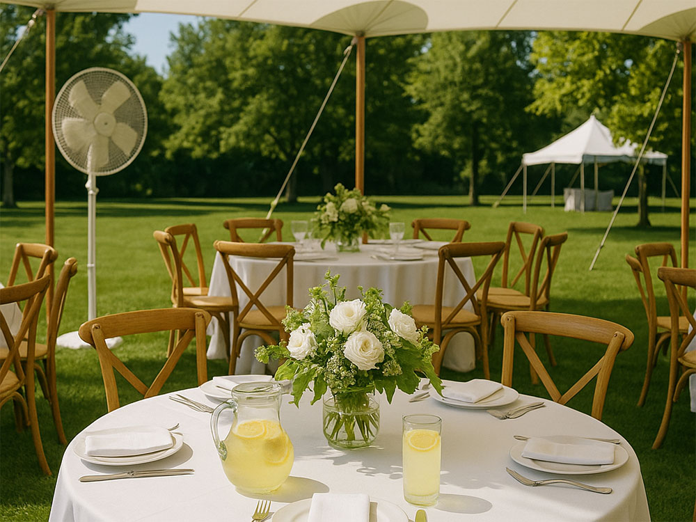 Beating the Heat: Keeping Guests Cool at Summer Events