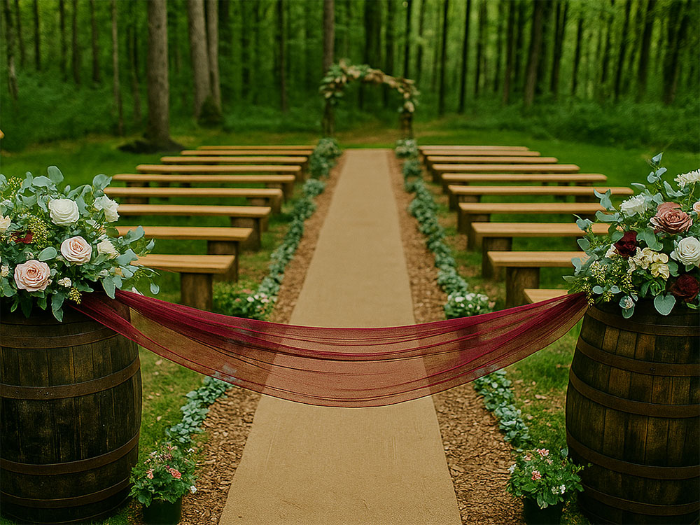 Rustic Chic Wedding Décor Ideas for Outdoor Tents